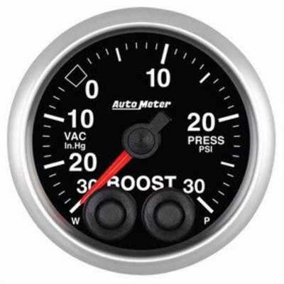 Auto Meter Competition Series Boost/Vacuum Gauge (Black) - 5577